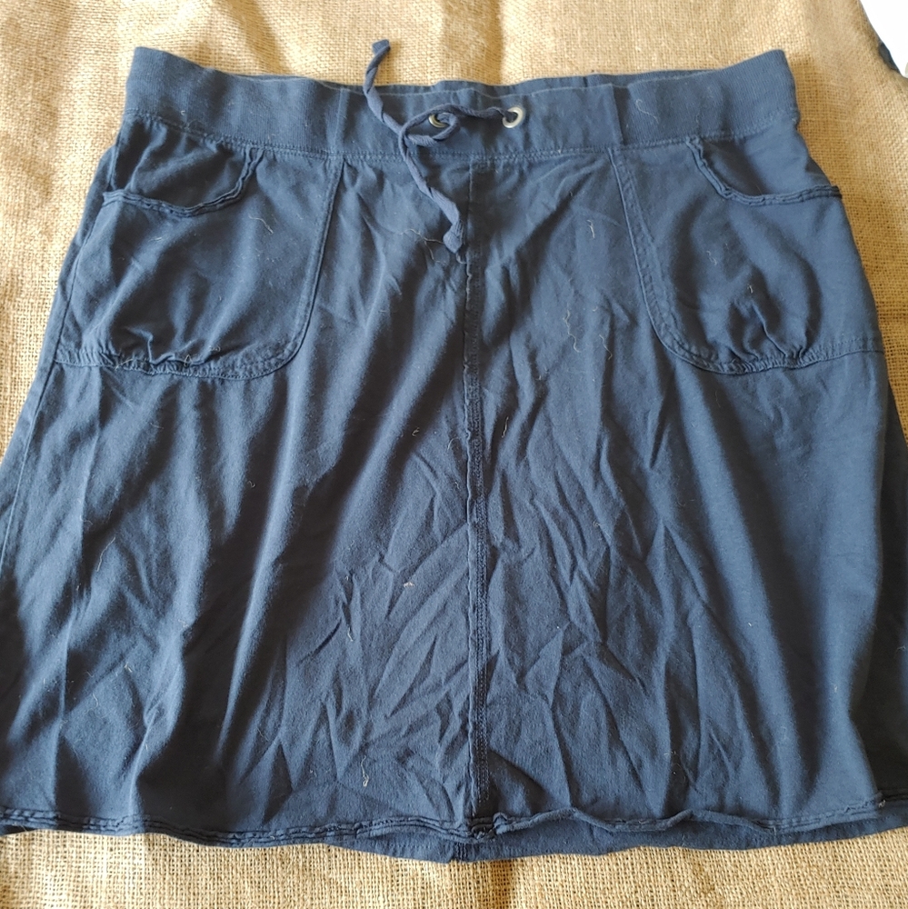 Merona Navy Knit Skirt